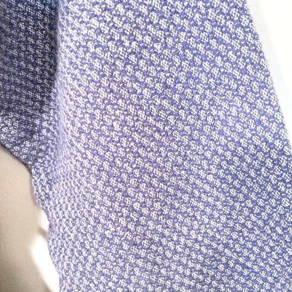 Coyuchi Mediterranean Organic Cotton Modern Robe Lake Blue XS/S - Picture 6 of 8